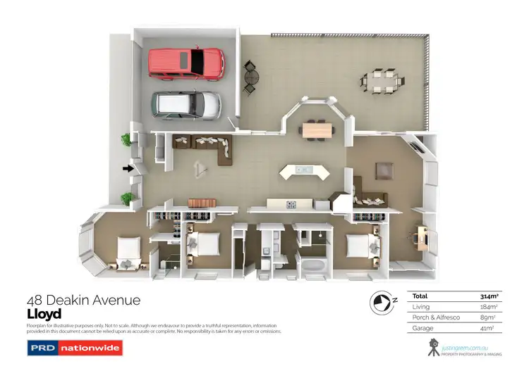 Floorplan of Homely house listing, 48 Deakin Avenue, Lloyd NSW 2650