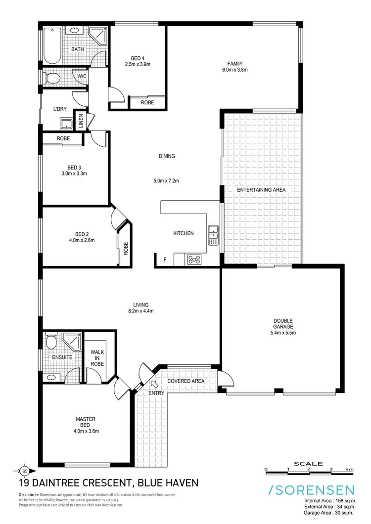 Floorplan of Homely house listing, 19 Daintree Crescent, Blue Haven NSW 2262