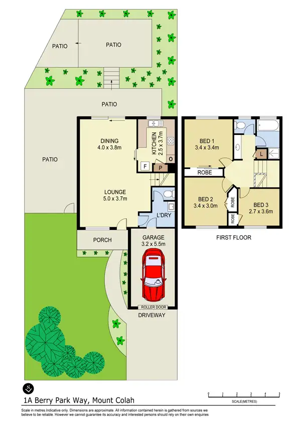 Floorplan of Homely house listing, 1A Berry Park Way, Mount Colah NSW 2079