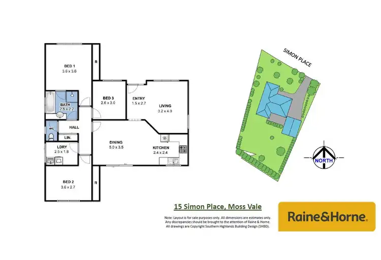 Floorplan of Homely house listing, 15 Simon Place, Moss Vale NSW 2577