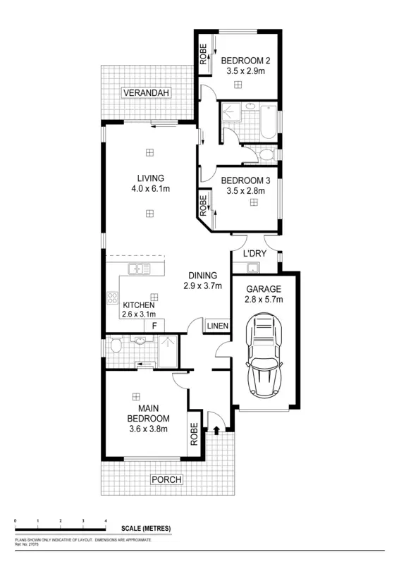 Floorplan of Homely house listing, 43 Franklin Avenue, Mawson Lakes SA 5095