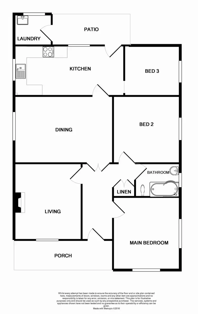 Floorplan of Homely house listing, 54 Tennyson Street, Beresfield NSW 2322