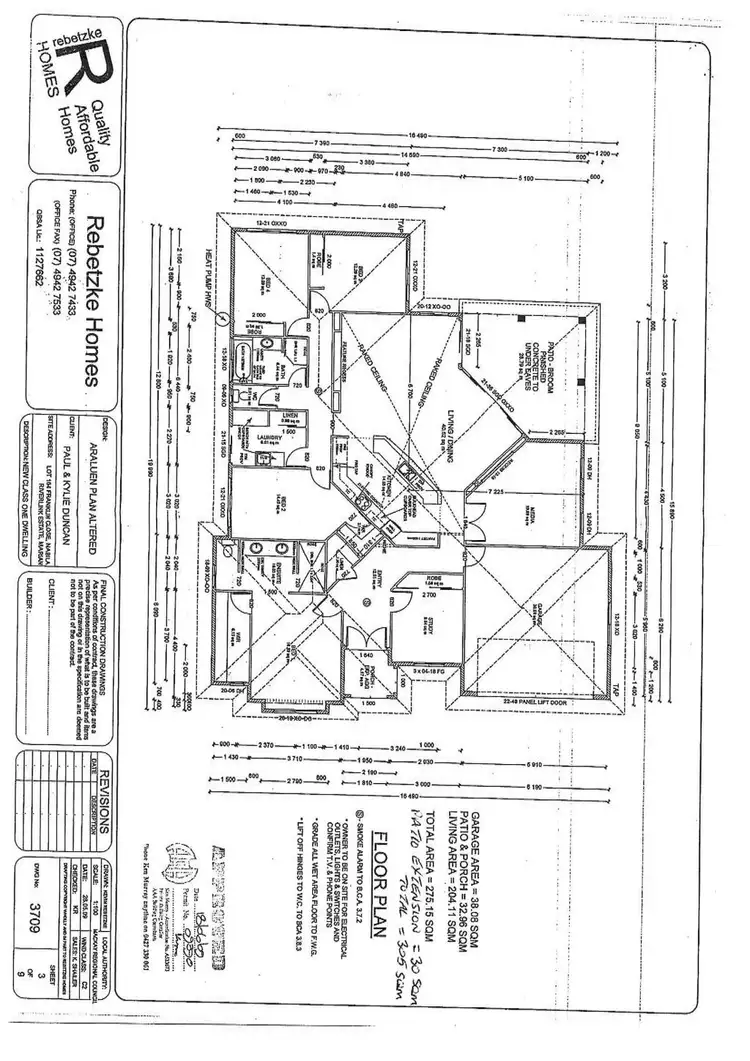 Floorplan of Homely house listing, 17 Franklin Close, Marian QLD 4753