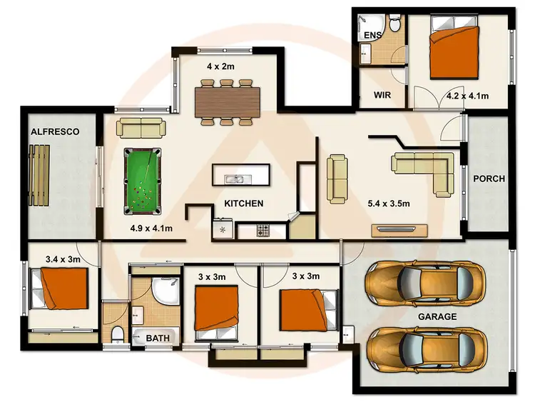 Floorplan of Homely house listing, 211-217 Harrison Road, Cedar Vale QLD 4285