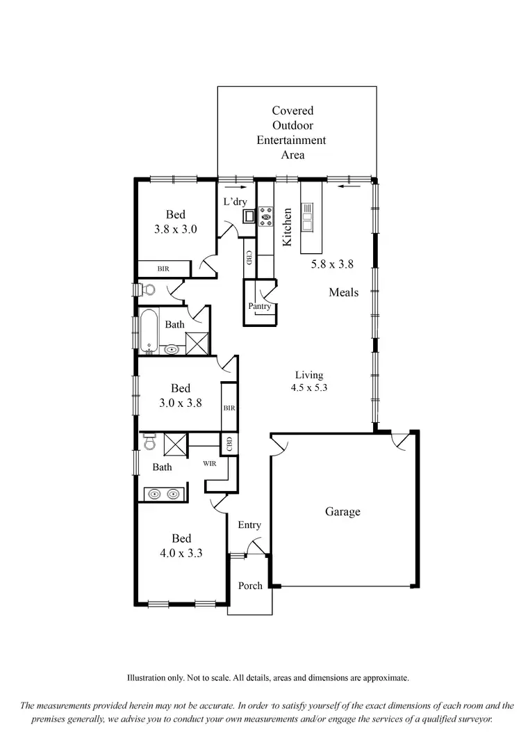 Floorplan of Homely house listing, 12 Burrell Way, Mernda VIC 3754