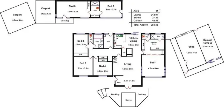 Floorplan of Homely house listing, 149 Upper Sturt Road, Upper Sturt SA 5156