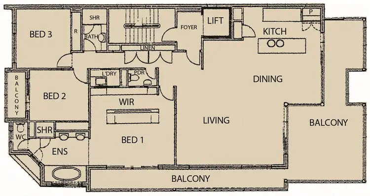 Floorplan of Homely house listing, 15B Veneto Lane, Mandurah WA 6210