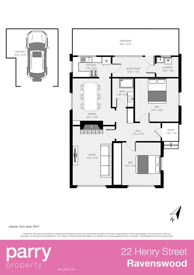 Floorplan of Homely house listing, 22 Henry Street, Ravenswood TAS 7250