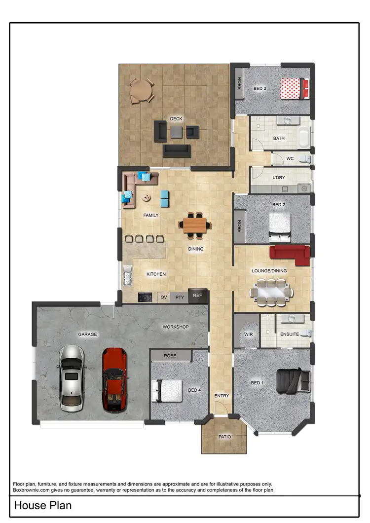 Floorplan of Homely house listing, 6 Mariposa Place, Cooloola Cove QLD 4580