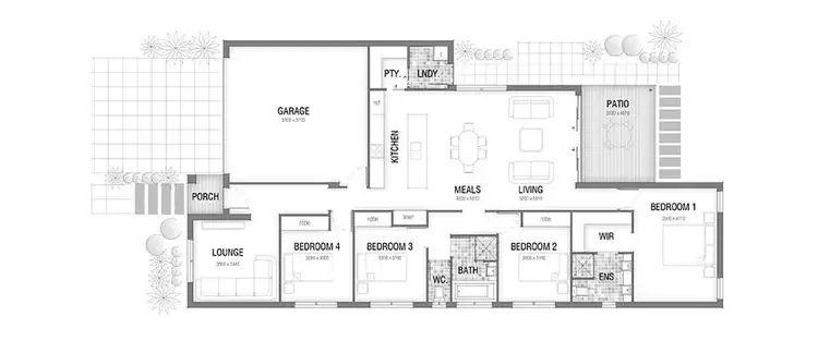 Floorplan of Homely house listing, 98 Ridgevale Blvd, Holmview QLD 4207