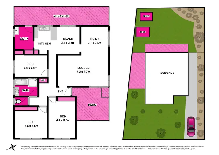 Floorplan of Homely house listing, 6 Camfield Road, Norlane VIC 3214
