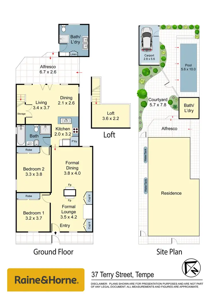 Floorplan of Homely house listing, 37 Terry Street, Tempe NSW 2044