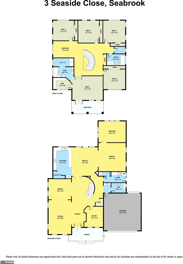 Floorplan of Homely house listing, 3 Seaside Close, Seabrook VIC 3028