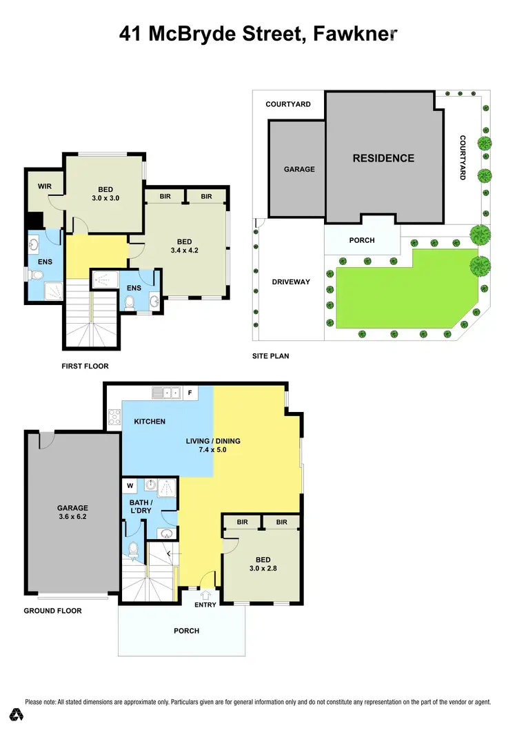 Floorplan of Homely townhouse listing, 41 Mcbryde Street, Fawkner VIC 3060