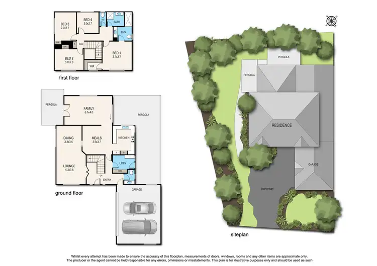 Floorplan of Homely house listing, 142 Earlsfield Drive, Berwick VIC 3806
