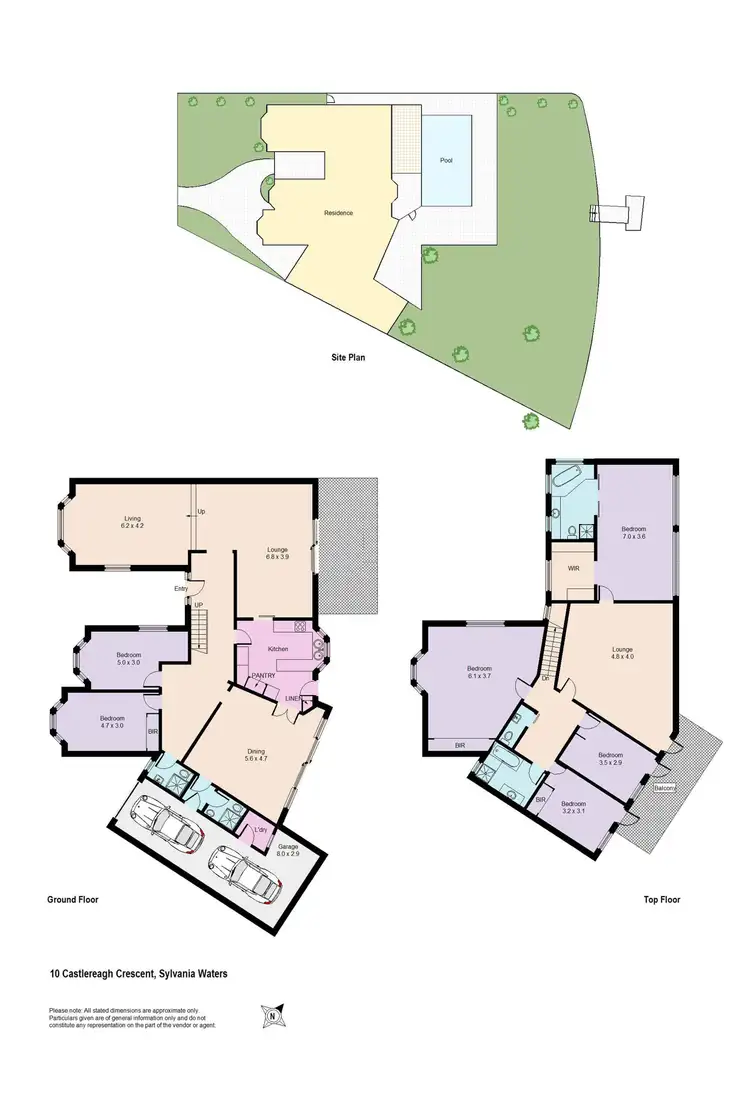 Floorplan of Homely house listing, 10 Castlereagh Crescent, Sylvania Waters NSW 2224