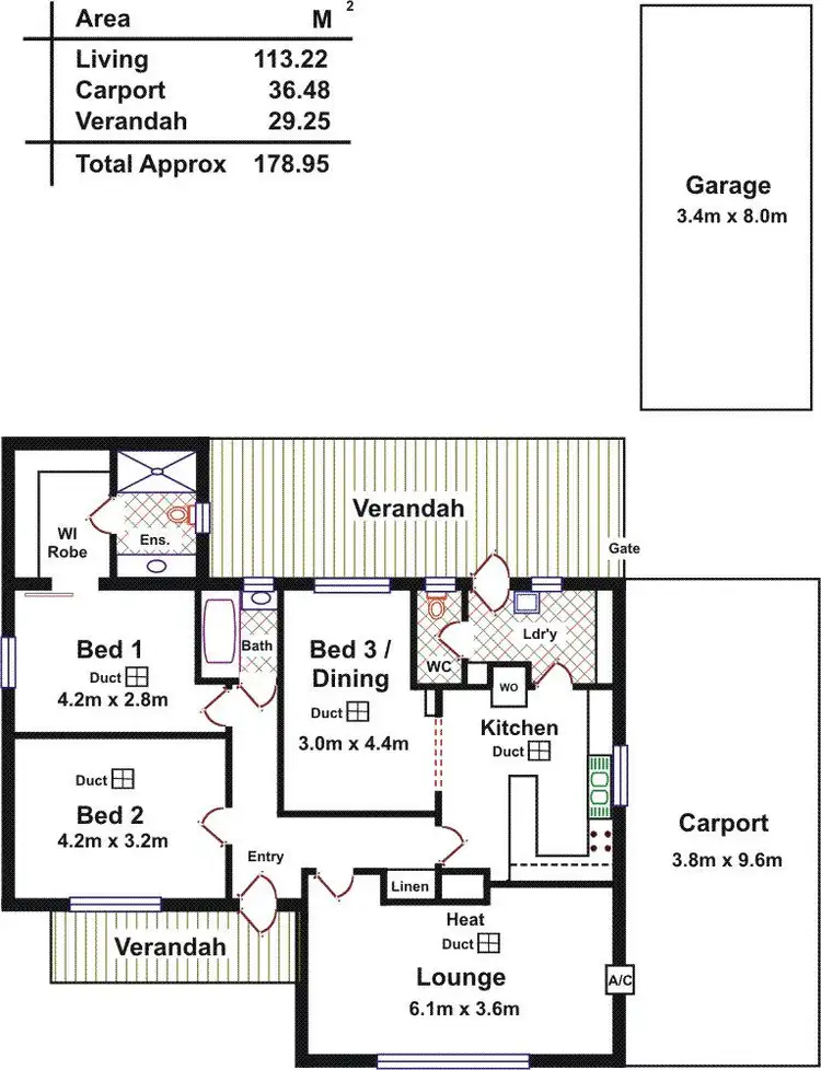 Floorplan of Homely house listing, 13 Short Road, Elizabeth SA 5112