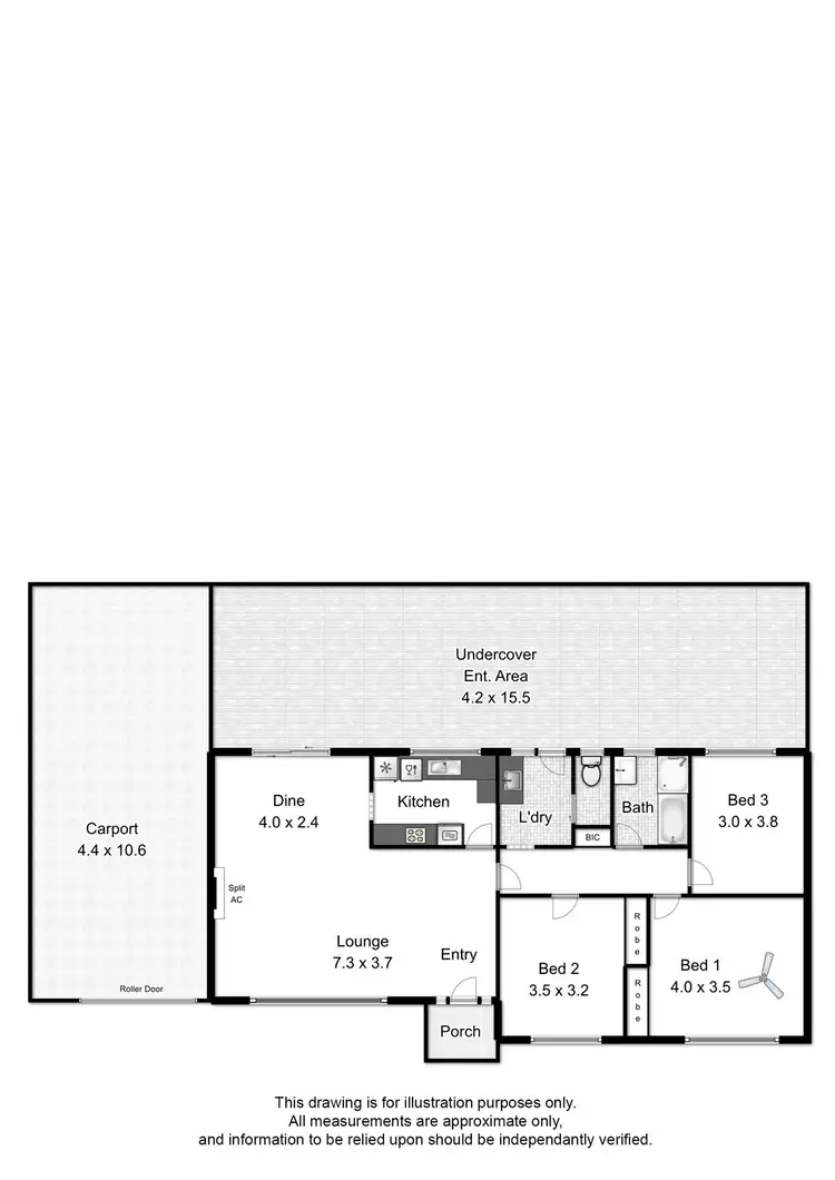 Floorplan of Homely house listing, 13 Karyn Crescent, Morphett Vale SA 5162