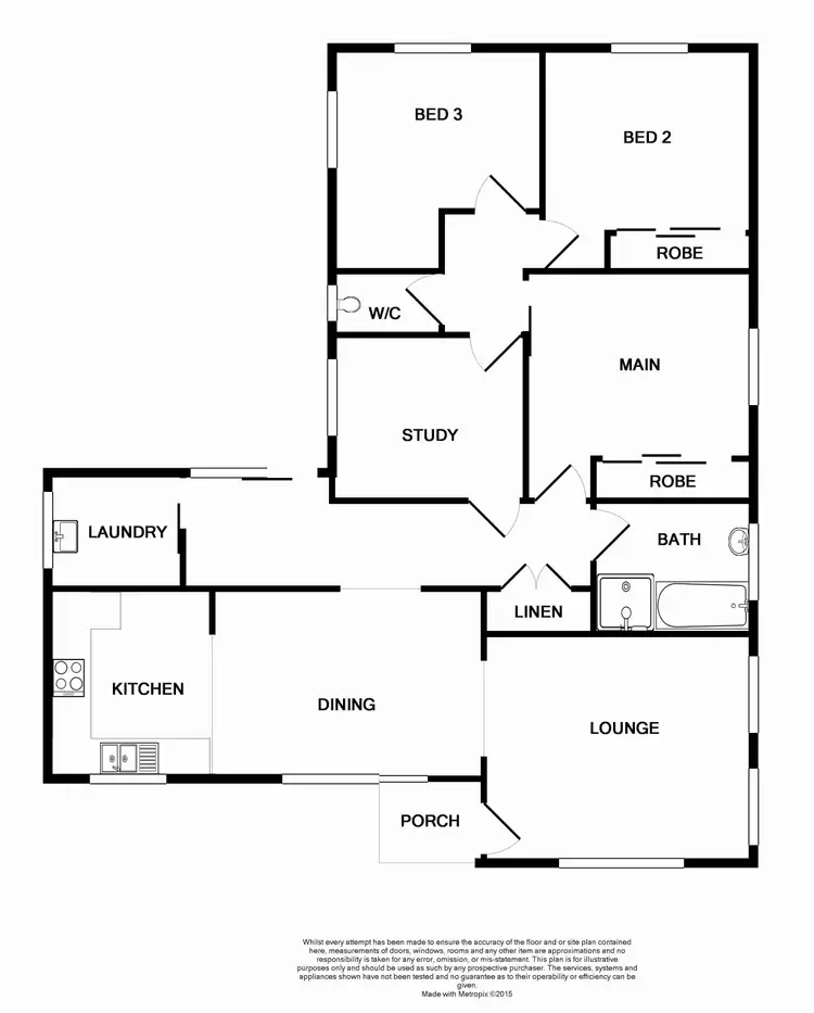 Floorplan of Homely house listing, 61 Morpeth Road, East Maitland NSW 2323