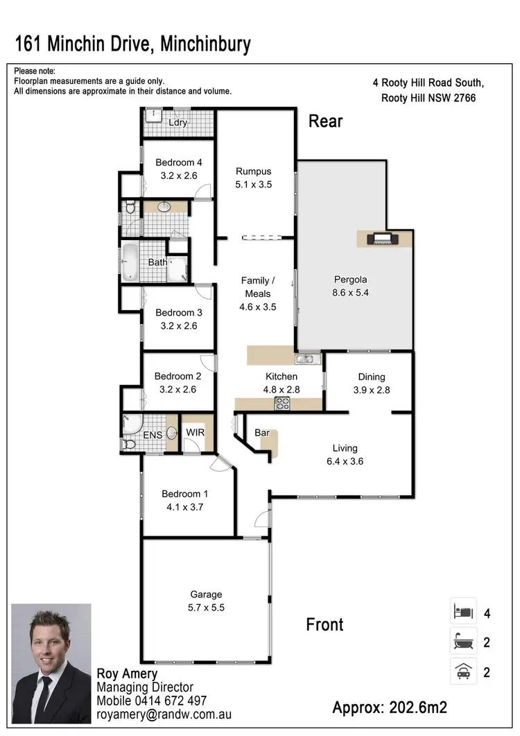 Floorplan of Homely house listing, 161 Minchin Drive, Minchinbury NSW 2770