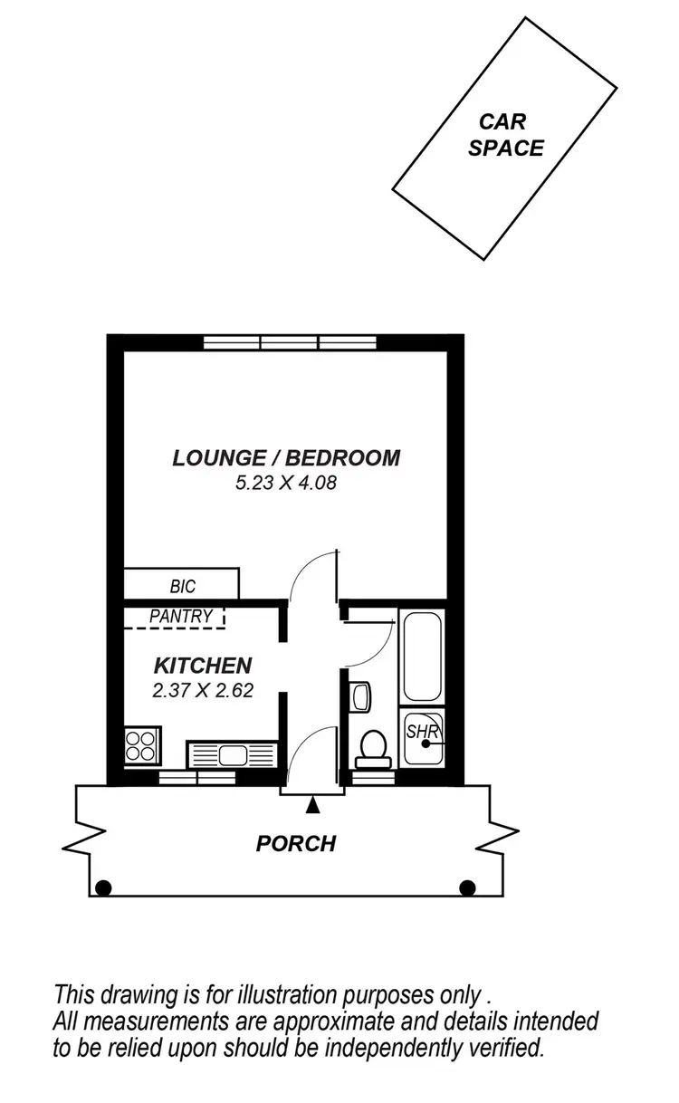 Floorplan of Homely unit listing, 4/245 Anzac Highway, Plympton SA 5038