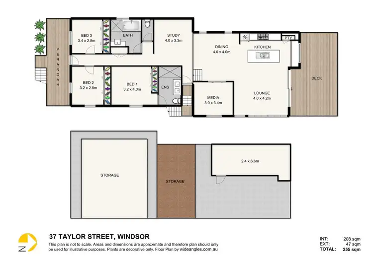 Floorplan of Homely house listing, 37 Taylor Street, Windsor QLD 4030