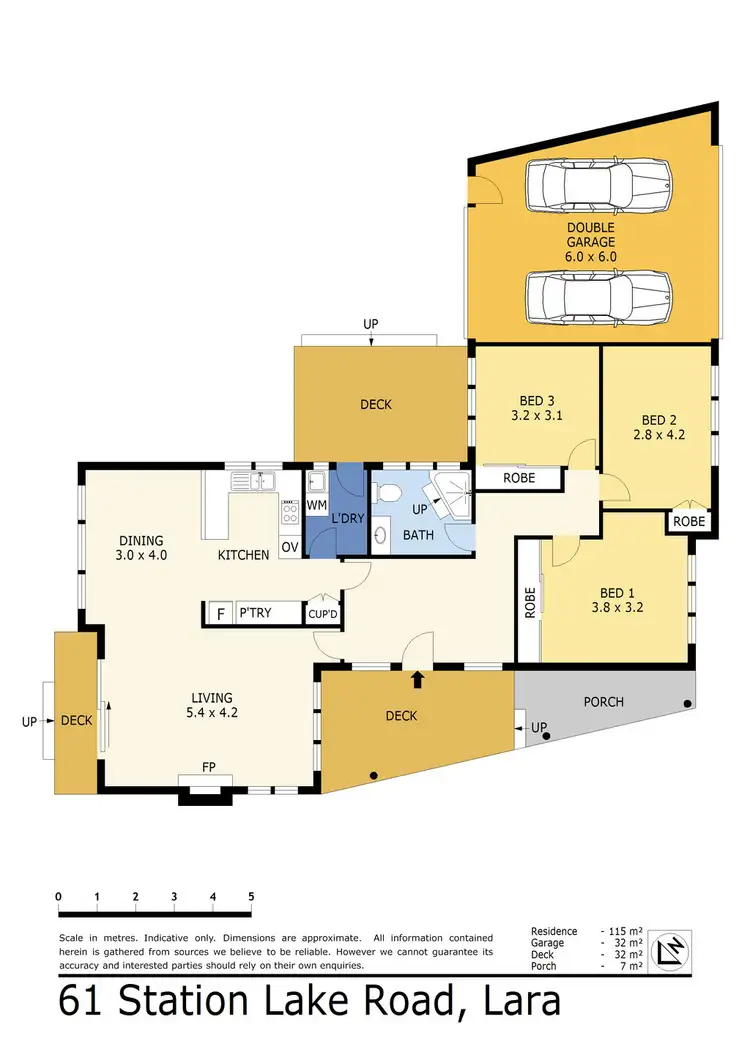 Floorplan of Homely house listing, 61 Station Lake Road, Lara VIC 3212