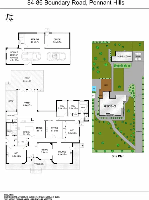Floorplan of Homely house listing, 84-86 Boundary Road, Pennant Hills NSW 2120