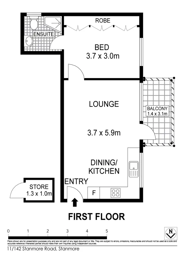 Floorplan of Homely apartment listing, 11/142 Stanmore Road, Stanmore NSW 2048