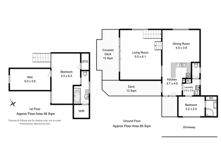 Floorplan of Homely unit listing, 2/109 Warwick Street, West Hobart TAS 7000