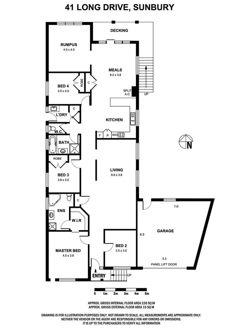 Floorplan of Homely house listing, 41 Long Drive, Sunbury VIC 3429