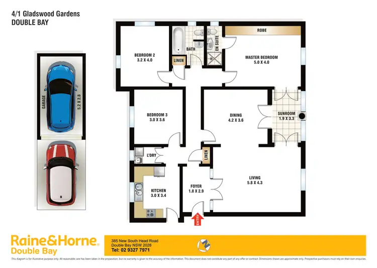Floorplan of Homely apartment listing, 4/1 Gladswood Gardens, Double Bay NSW 2028