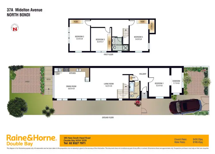 Floorplan of Homely house listing, 37A Midelton Avenue, North Bondi NSW 2026