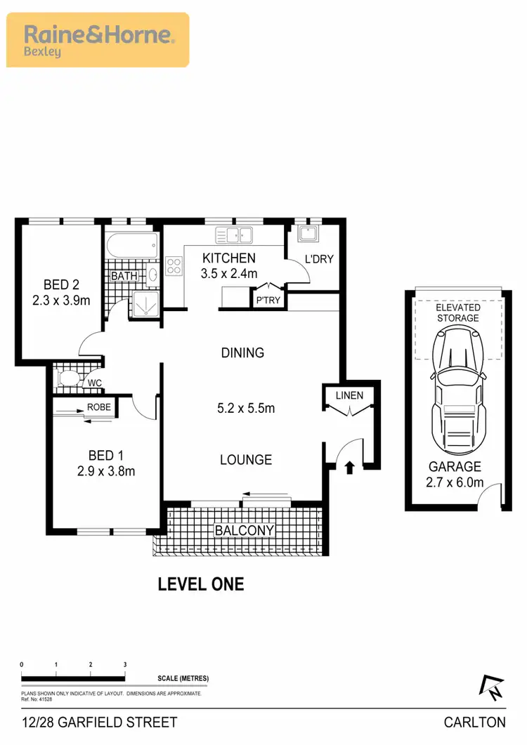 Floorplan of Homely apartment listing, 12/28 Garfield Street, Carlton NSW 2218