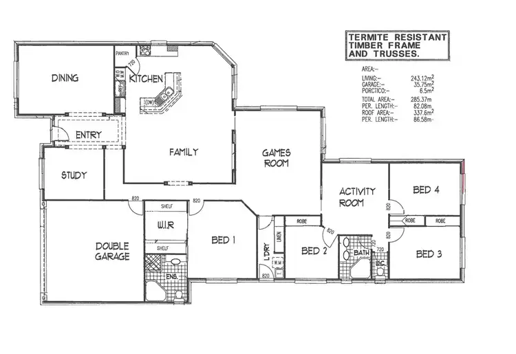Floorplan of Homely house listing, 7 Lakeridge Drive, Dundowran QLD 4655
