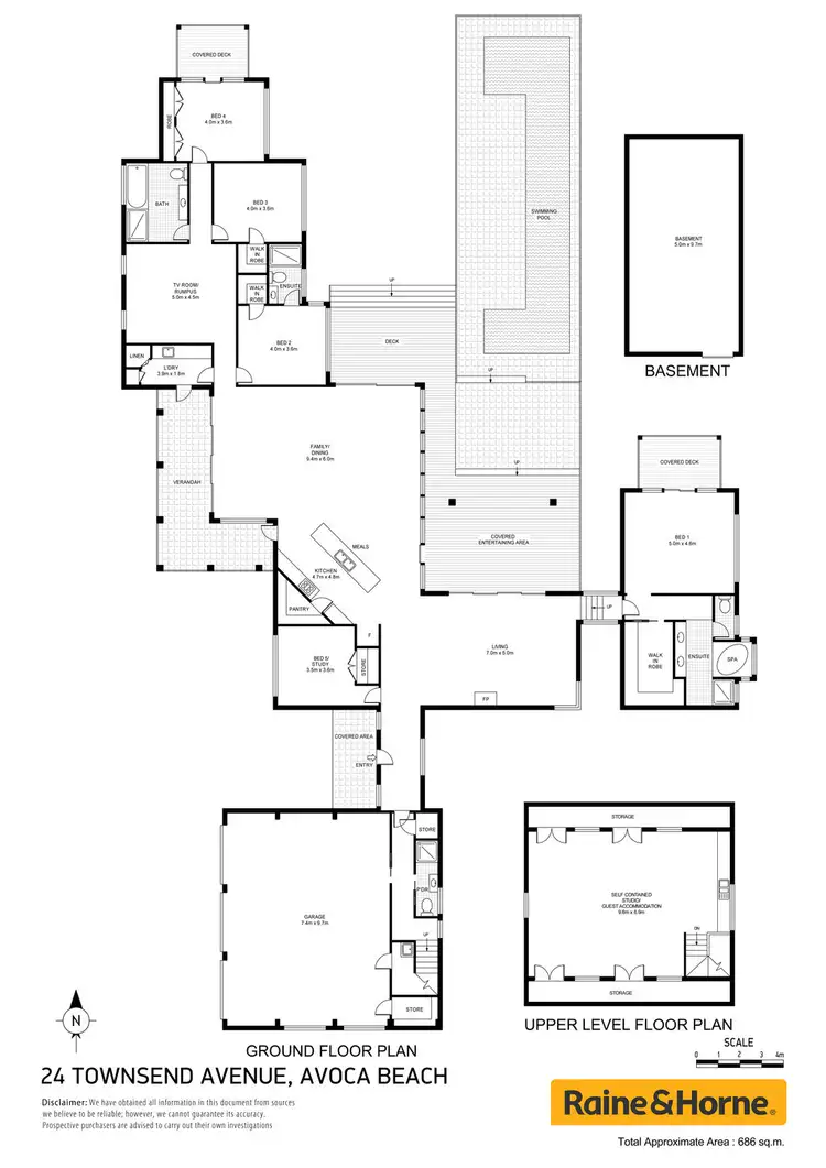 Floorplan of Homely house listing, 24 Townsend Avenue, Avoca Beach NSW 2251