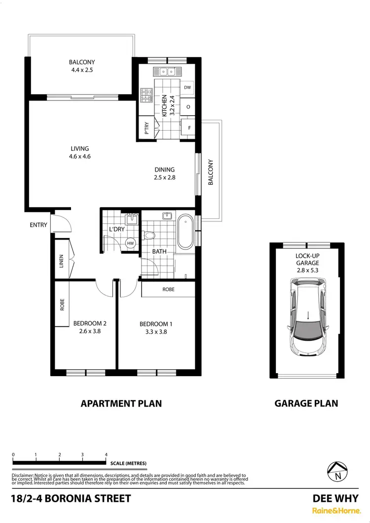 Floorplan of Homely unit listing, 18/2-4 Boronia Street, Dee Why NSW 2099