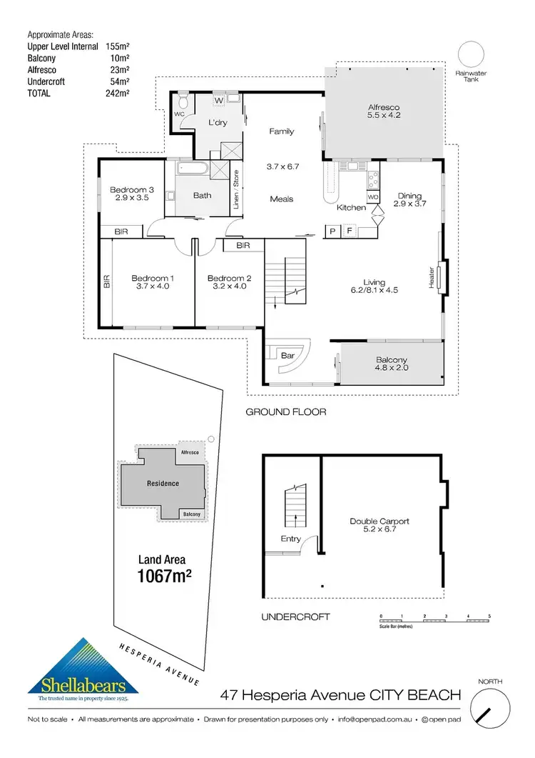 Floorplan of Homely house listing, 47 Hesperia Avenue, City Beach WA 6015