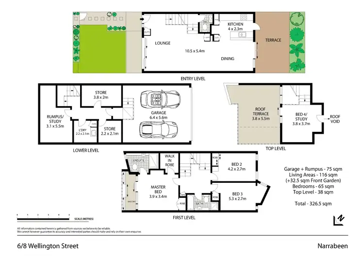 Floorplan of Homely unit listing, 6/8 Wellington Street, Narrabeen NSW 2101