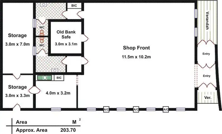 Floorplan of Homely other listing, Shop 9 / 165 Woodford Road, Elizabeth North SA 5113