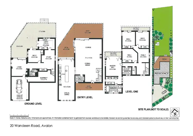 Floorplan of Homely house listing, 20 Wandeen Road, Avalon Beach NSW 2107
