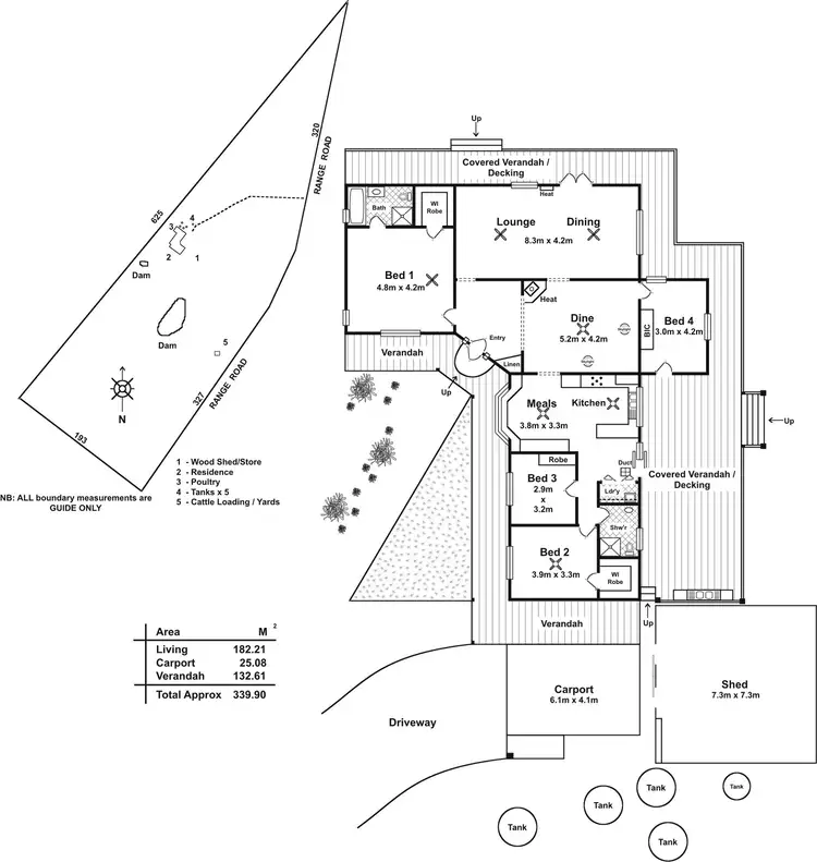 Floorplan of Homely house listing, 799 Range Road, The Range SA 5172