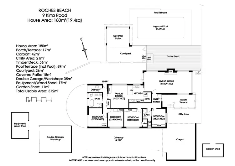 Floorplan of Homely house listing, 9 Kirra Road, Roches Beach TAS 7170