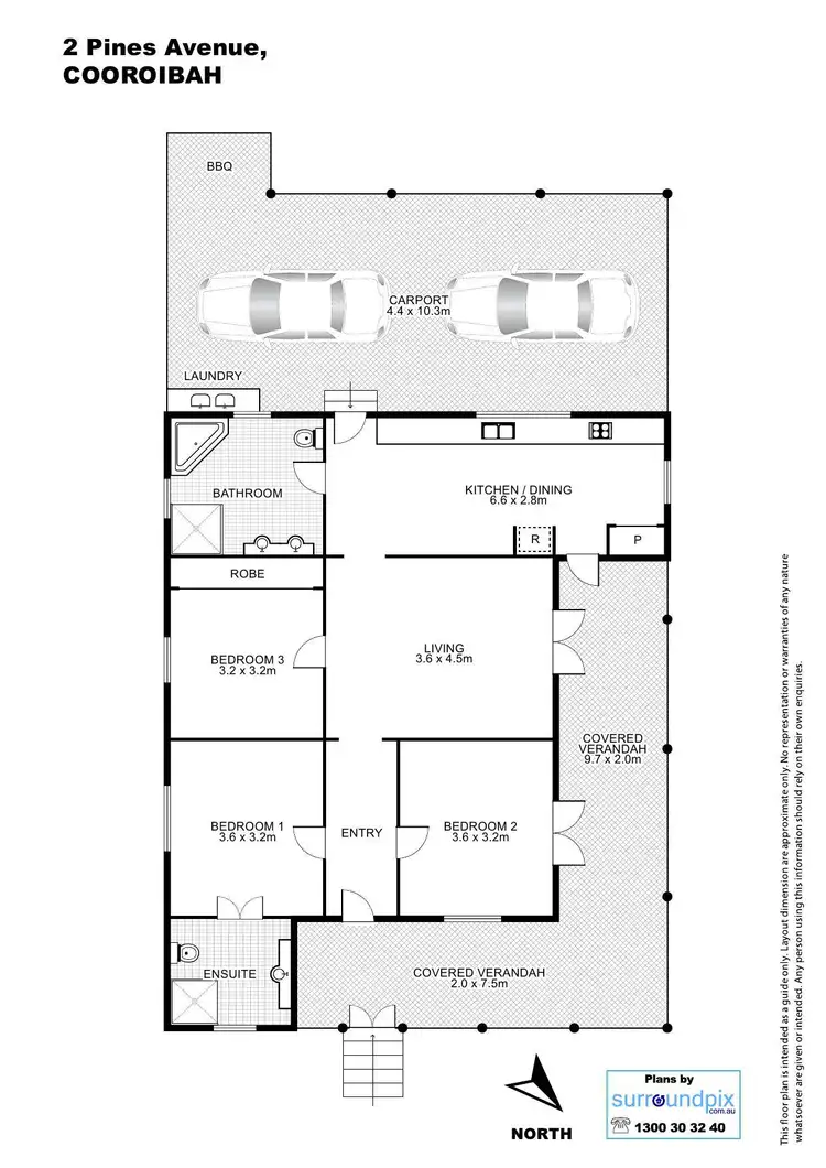 Floorplan of Homely house listing, 2 Pines Avenue, Cooroibah QLD 4565