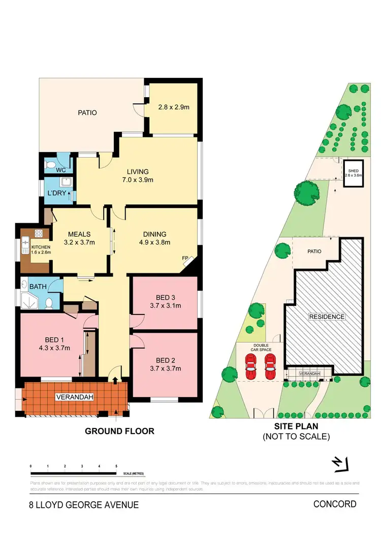 Floorplan of Homely house listing, 8 Lloyd George Avenue, Concord NSW 2137
