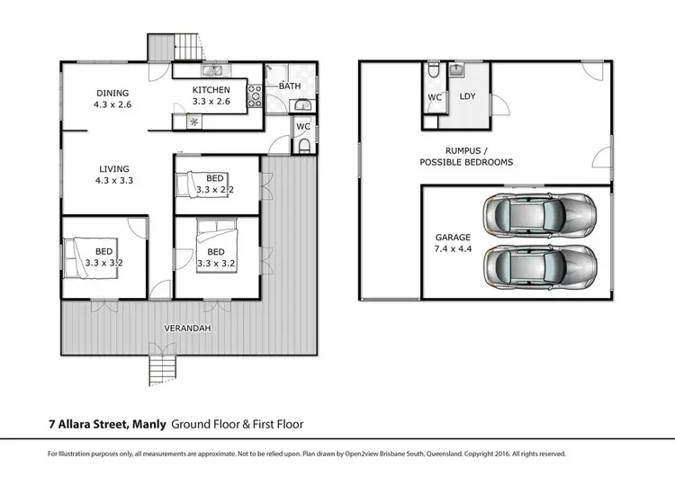 Floorplan of Homely house listing, 7 Allara Street, Manly QLD 4179
