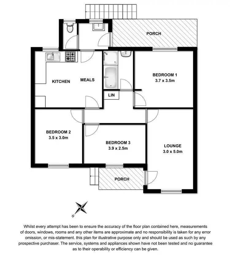 Floorplan of Homely house listing, 54-56 Lachlan Crescent, Mount Gambier SA 5290