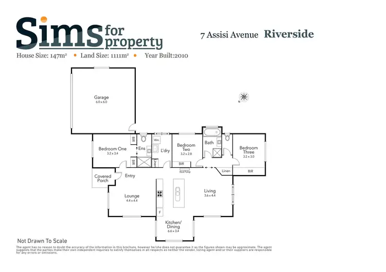 Floorplan of Homely house listing, 7 Assisi Avenue, Riverside TAS 7250