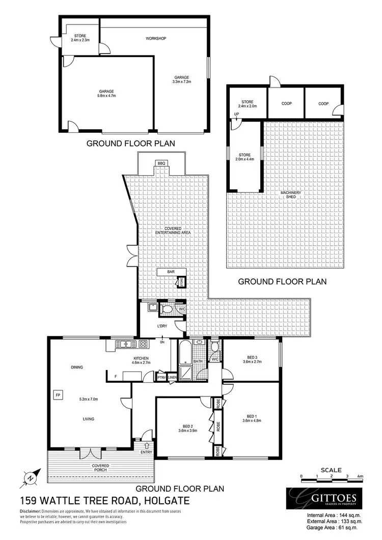 Floorplan of Homely rural property listing, 159 Wattle Tree Road, Holgate NSW 2250