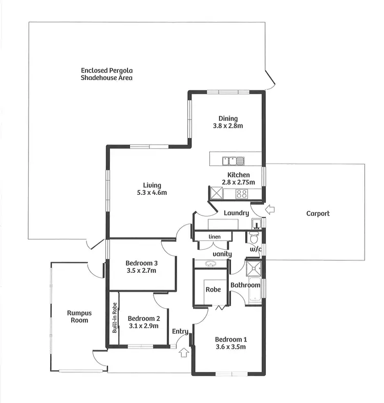 Floorplan of Homely house listing, 210 Thomas Street, Murray Bridge SA 5253